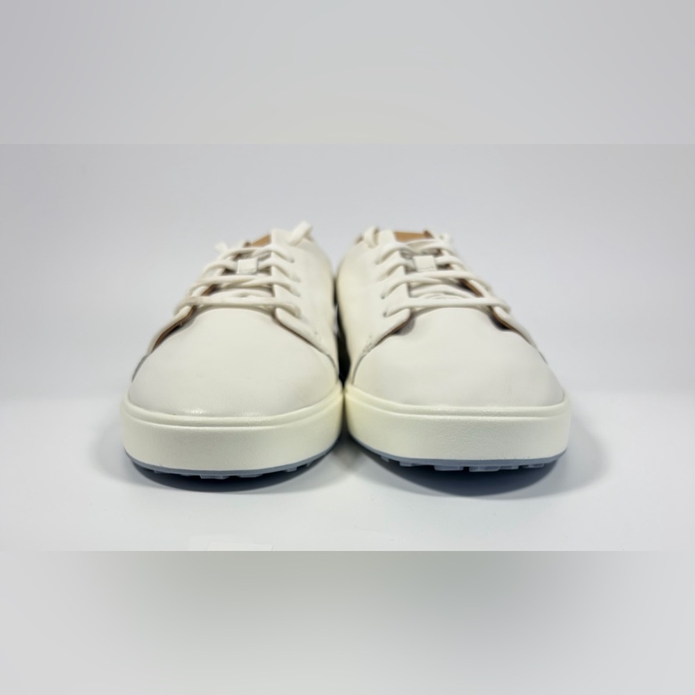 Olukai Wailea White Leather Spikeless Golf Sneaker Women’s 11 Waterproof Unwworn - Picture 4 of 11
